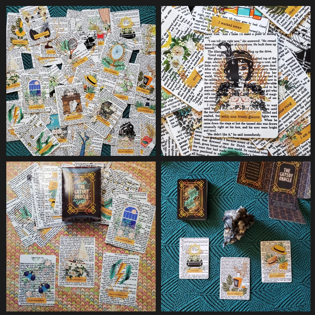 Great Gatsby Oracle cards for themed event souvenirs