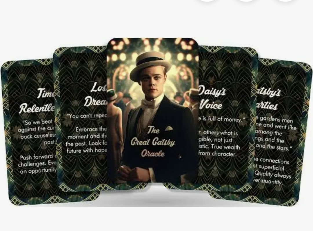 The Great Gatsby Oracle art deco divination deck